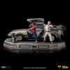 Back to the Future DeLorean (Full Set) 1/10 Art Scale Limited Edition Statue - Thumbnail (2)