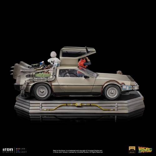 Back to the Future DeLorean (Full Set) 1/10 Art Scale Limited Edition Statue - 6