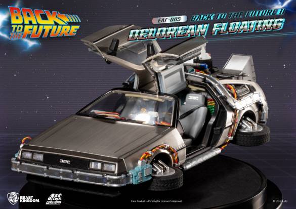 BACK TO THE FUTURE PART II - EGG ATTACK FLOATING - FLOATING DELOREAN - 1