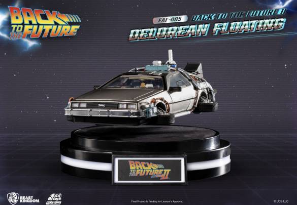 BACK TO THE FUTURE PART II - EGG ATTACK FLOATING - FLOATING DELOREAN - 4