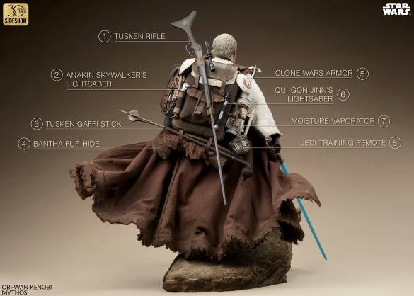 Star Wars: Obi-Wan Kenobi Mythos Premium Format Figure Premium Format Figure by Sideshow - 3