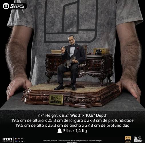 DON VITO CORLEONE DELUXE 1:10 Scale Statue by Iron Studios - 4