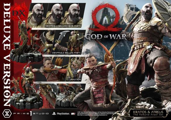 God of War Kratos & Atreus The Valkyrie Armor SetDeluxe Version - 3