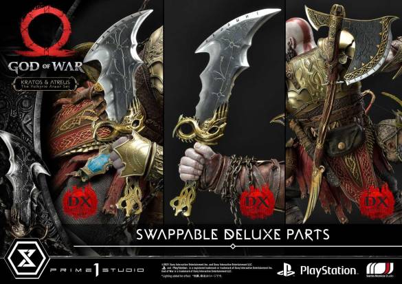 God of War Kratos & Atreus The Valkyrie Armor SetDeluxe Version - 6