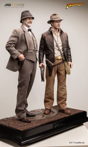 INDIANA JONES AND HENRY JONES (DUAL) 1/3 SCALE STATUE - 3