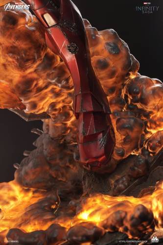 IRON MAN MARK 7 (BATTLE DAMAGED) 1/3 SCALE STATUE - 2