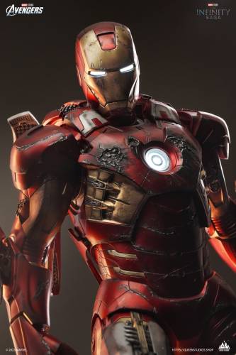 IRON MAN MARK 7 (BATTLE DAMAGED) 1/3 SCALE STATUE - 3