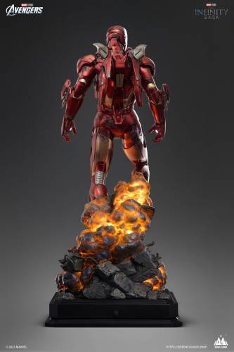IRON MAN MARK 7 (BATTLE DAMAGED) 1/3 SCALE STATUE - 4