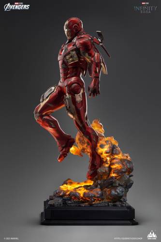 IRON MAN MARK 7 (BATTLE DAMAGED) 1/3 SCALE STATUE - 6
