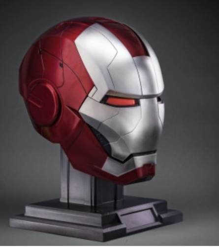 IRON MAN MARK V 5 1/1 SCALE LIFE-SIZE ELECTRONIC WEARABLE HELMET AUTOKING - 2