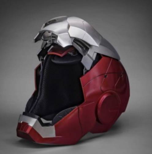 IRON MAN MARK V 5 1/1 SCALE LIFE-SIZE ELECTRONIC WEARABLE HELMET AUTOKING - 3