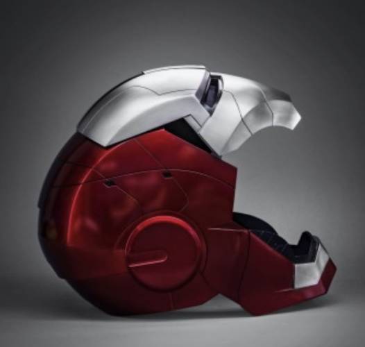 IRON MAN MARK V 5 1/1 SCALE LIFE-SIZE ELECTRONIC WEARABLE HELMET AUTOKING - 4