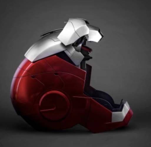 IRON MAN MARK V 5 1/1 SCALE LIFE-SIZE ELECTRONIC WEARABLE HELMET AUTOKING - 5