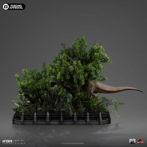 Jurassic Park: T-Rex Chase Twentieth Scale Statue by Iron Studios - 3