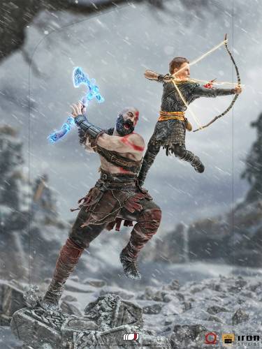 Kratos and Atreus BDS Art Scale 1/10 – God of War - 0