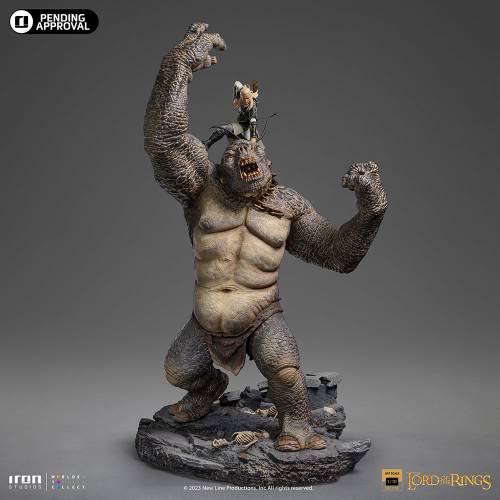 LOTR - CAVE TROLL AND LEGOLAS DELUXE ART SCALE 1/10 - 0