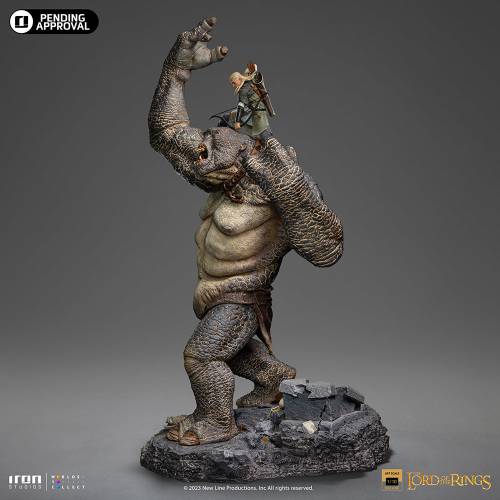 LOTR - CAVE TROLL AND LEGOLAS DELUXE ART SCALE 1/10 - 2