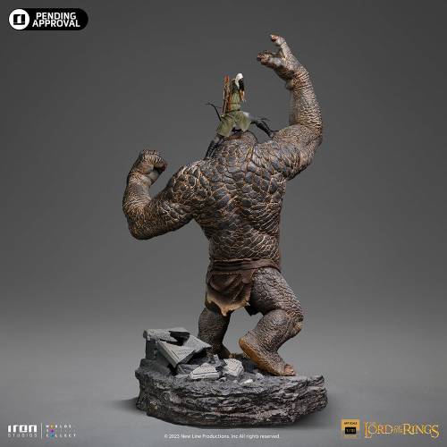 LOTR - CAVE TROLL AND LEGOLAS DELUXE ART SCALE 1/10 - 3