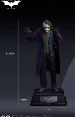 Queen Studios The Dark Knight Heath Ledger Joker 1:4 Scale Collectible Statue - 5