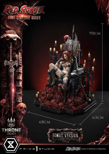 RED SONJA - LONG LIVE THE QUEEN (BONUS) 1/3 SCALE STATUE - 1