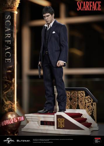 SCARFACE (STANDARD VERSION) 1/4 SCALE STATUE - 1