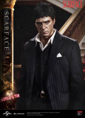 SCARFACE (STANDARD VERSION) 1/4 SCALE STATUE - 7