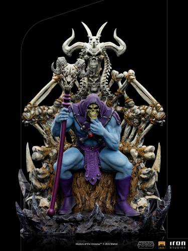 Skeletor on Throne Deluxe 1:10 Scale Statue by Iron Studios Art Scale - 1