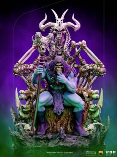 Skeletor on Throne Deluxe 1:10 Scale Statue by Iron Studios Art Scale