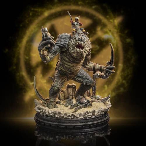 The Book of Boba Fett Boba Fett & Rancor 1/20 Demi Art Scale Limited Edition Statue - 0
