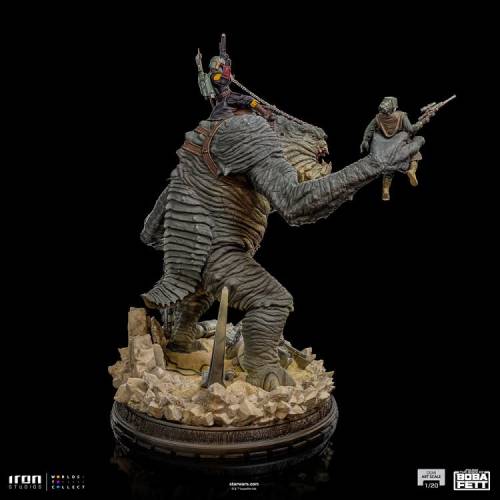 The Book of Boba Fett Boba Fett & Rancor 1/20 Demi Art Scale Limited Edition Statue - 2