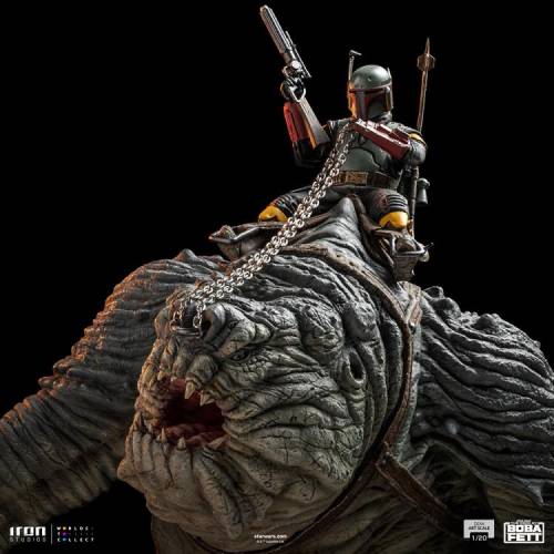 The Book of Boba Fett Boba Fett & Rancor 1/20 Demi Art Scale Limited Edition Statue - 4