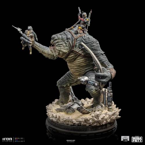 The Book of Boba Fett Boba Fett & Rancor 1/20 Demi Art Scale Limited Edition Statue - 6