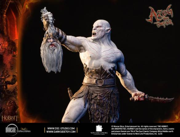 THE HOBBIT - AZOG THE DEFILER QS SERIES 1/4 SCALE STATUE - 2
