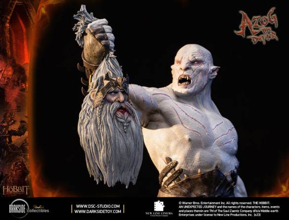 THE HOBBIT - AZOG THE DEFILER QS SERIES 1/4 SCALE STATUE - 3