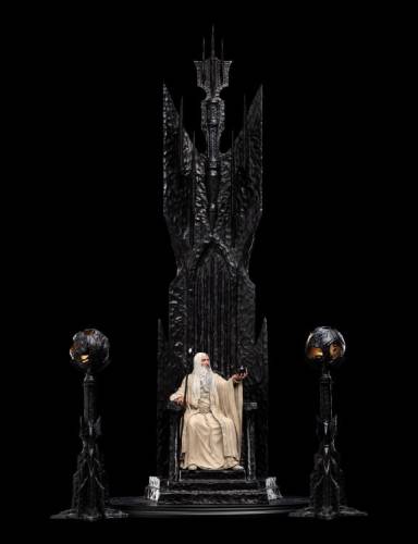 The Lord of the Rings Saruman The White on Throne 1/6 Scale Limited Edition Statue - 0