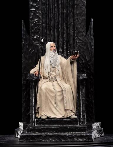 The Lord of the Rings Saruman The White on Throne 1/6 Scale Limited Edition Statue - 6