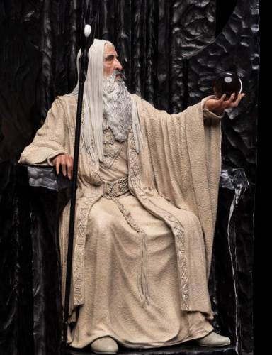 The Lord of the Rings Saruman The White on Throne 1/6 Scale Limited Edition Statue - 7