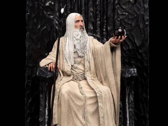 The Lord of the Rings Saruman The White on Throne 1/6 Scale Limited Edition Statue - 9