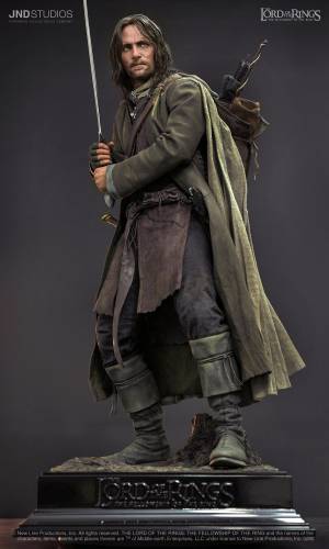 The Lord of the Rings The Fellowship of the Ring: Aragorn Third Scale Statue by JND Studio - 0