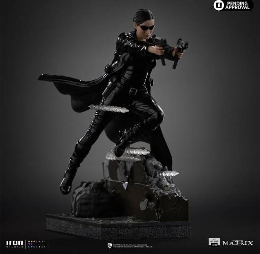 The Matrix (1999): Trinity Tenth Scale Tenth Scale Statue by Iron Studios - 0